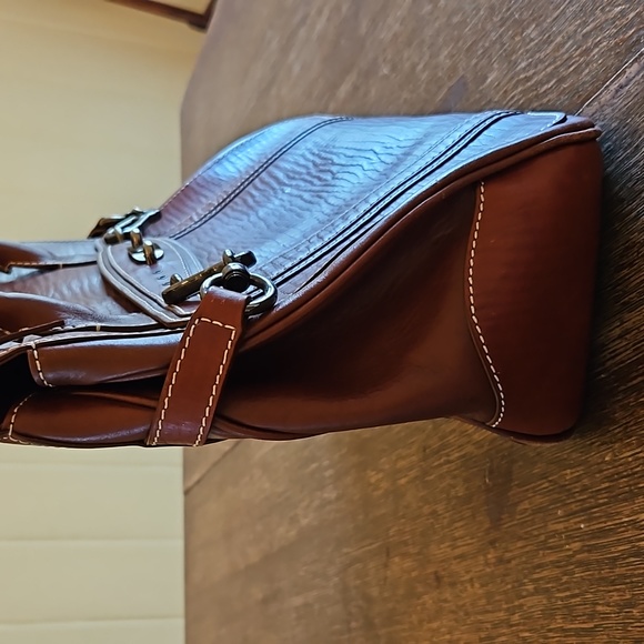 Bosca Leather Women's Satchel - Picture 4 of 16